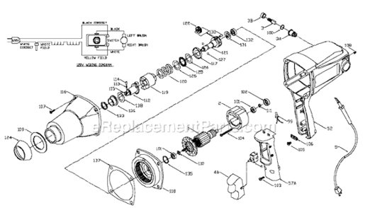 Part Location Diagram of 1259215 Porter Cable Ball Steel 1/4 Diam
